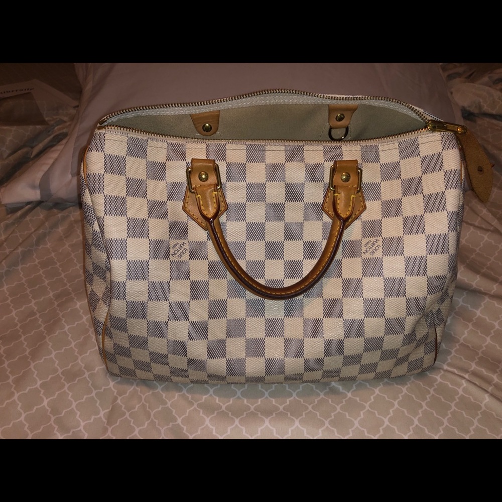 AUTHENTIC Louis Vuitton Daniel azur speedy 30